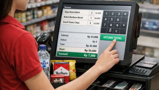 Kasir Cerdas untuk transaksi harian