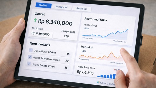 Ringkasan penjualan harian